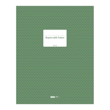Registro IVA fatture 22 pagine numerate Edipro - E2133