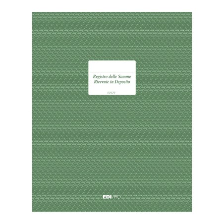 Registro somme in deposito 47 pagine Edipro - E2177