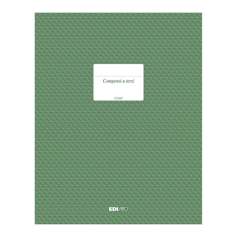 Registro compensi a terzi 23 pagine numerate Edipro - E2289 Registro compensi a terzi 23 pagine numerate Edipro - E2289