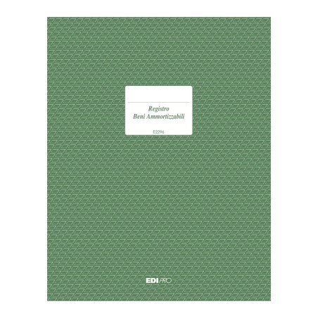 Registro cespiti ammortizzabili 45 pagine numerate Edipro - E2296