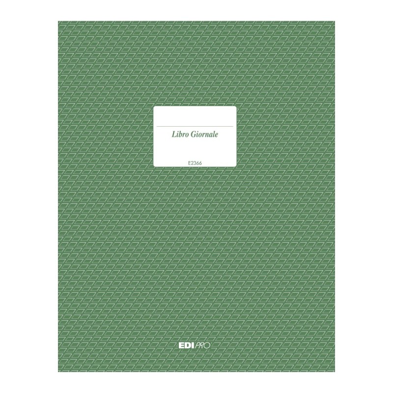 Libro giornale 92 pagine numerate (2 colonne) Edipro - E2366 Libro giornale 92 pagine numerate (2 colonne) Edipro - E2366