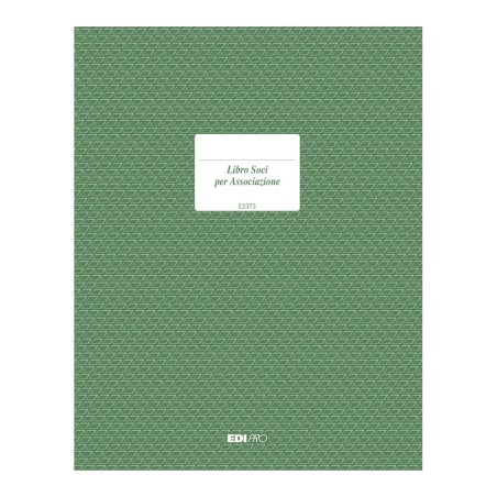 Libro soci per Associazioni 47 pagine numerate Edipro - E2373