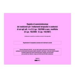 Registro somministrazione medicinali terapeutici e zootecnici Edipro - E2889