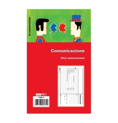 Blocco comunicazione autoricalcante 10x17 Edipro - E5693A