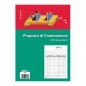 Blocco copia commissione 33x3 autoricalcante 30x21 (33 moduli in 3 copie) Edipro - E5237A