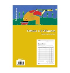 Blocco fattura generica 50x2 autoricalcante 29,7x21 (50 moduli in 2 copie) Edipro - E5296A