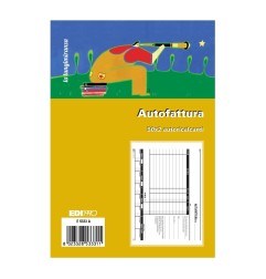 Blocco autofattura 50x2 autoricalcante 15x23 cm (50 moduli in 2 copie) Edipro - E5333A