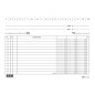 Scheda Archivio 15x21 3 Colonne 100 Pezzi blu Edipro - E3259
