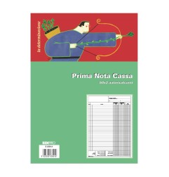 Blocco prima nota cassa 50x2 autoricalcante (entrate - uscite) 31x21 (50 moduli in 2 copie) Edipro - E5359A