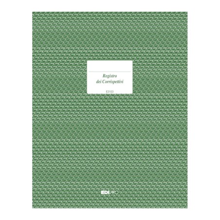 Registro IVA corrispettivi 15 pagine numerate Edipro - E2103