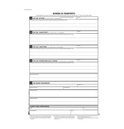 Scheda documento di trasporto Snap 25x4 copie Edipro - E9029/5