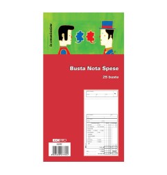 Blocco busta nota spese (25 buste) 28x15 Edipro - E5777