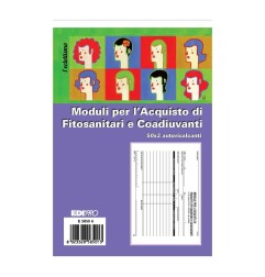 Blocco acquisto presidi sanitari 50x2 autoricalcante 23x15 (50 moduli in 2 copie) Edipro - E5850A