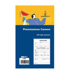 Blocco prenotazione camere 100 fogli uso mano Edipro - E5956