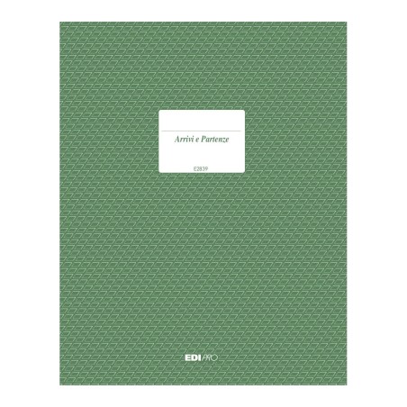 Registro presenze arrivi e partenze 47 pagine Edipro - E2839