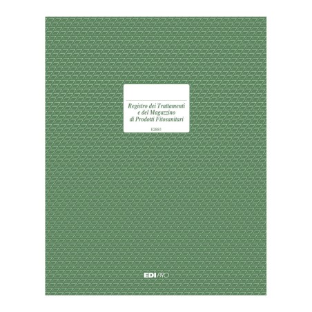 Registro dei trattamenti prodotti fitosanitari e di magazzino Edipro - E2881