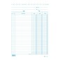 Blocco 100 schede blu dare - avere - saldo 24x17 Edipro - E3413