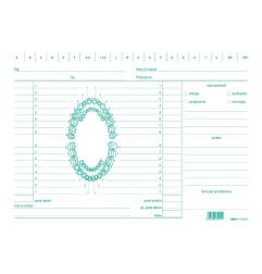 Scheda 17x24 per Archivio Schedario dentisti 100 Pezzi Edipro - E3529