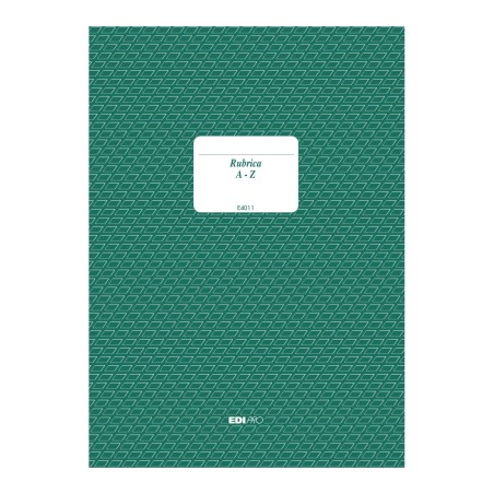 Rubrica con spirale e indici plastificati 30 fogli 24x17 Edipro - E4011