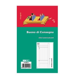 Blocco buono di consegna 10x17 autoricalcante 33x3 copie Edipro - E5199CT