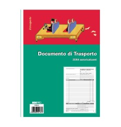 Blocco documento di trasporto 25x4 autoricalcante 29,7x21 (25 moduli in 4 copie) Edipro - E5218C
