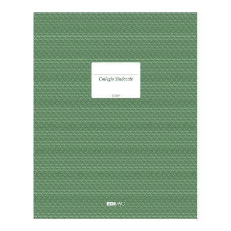 Registro Verbale collegio sindacale 92 pagine numerate Edipro - E2389