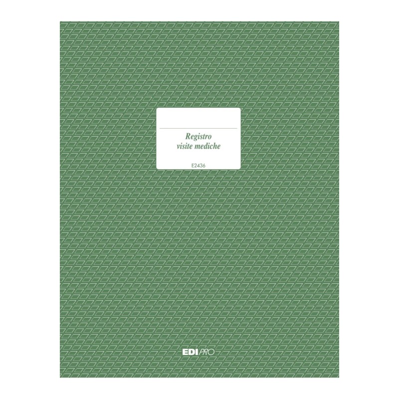 Registro visite mediche 96 pagine Edipro - E2436