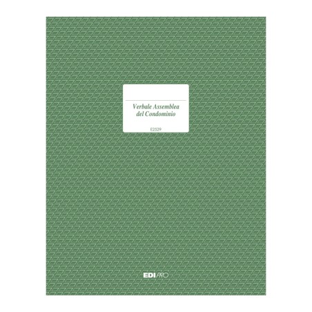 Registro Verbale assemblea condominio 96 pagine Edipro - E2529