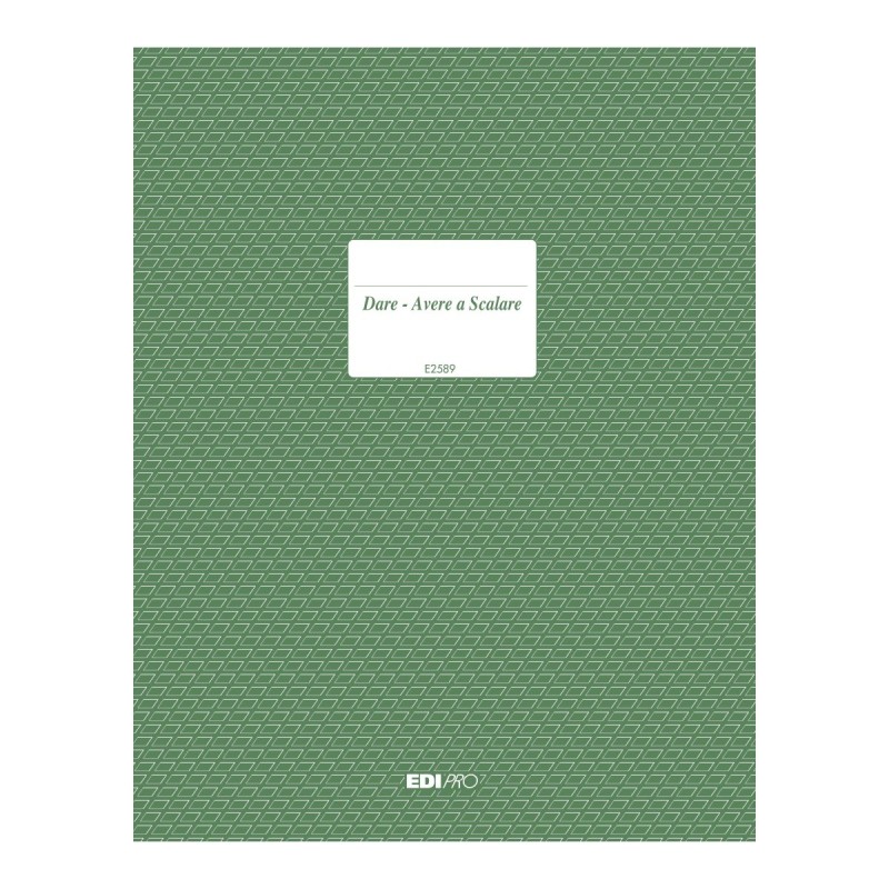 Registro dare/avere 96 pagine Edipro - E2589 Registro dare/avere 96 pagine Edipro - E2589