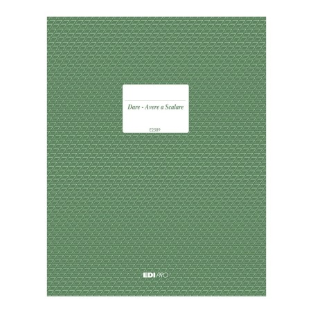 Registro dare/avere 96 pagine Edipro - E2589