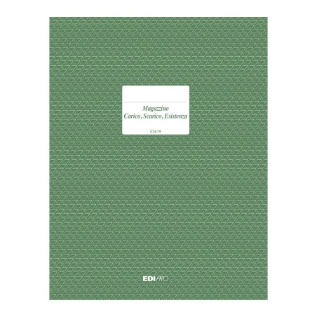 Registro carico/scarico/esistenza 96 pagine Edipro - E2619
