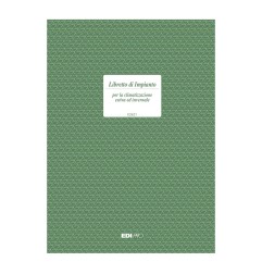Libretto di impianto per la climatizzazione 48 pagine Edipro - E2621