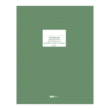 Registro carico scarico oli minerali soggetti (modello B) Edipro - E2627