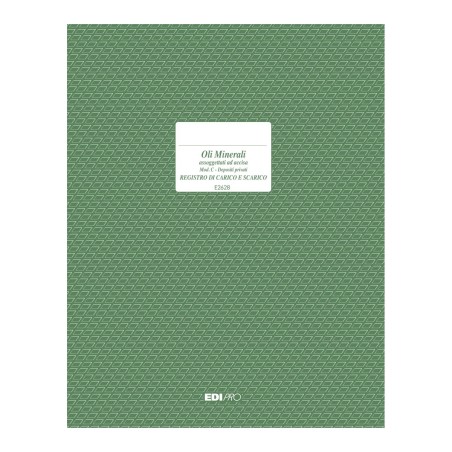 Registro carico scarico oli minerali soggetti (modello C) Edipro - E2628