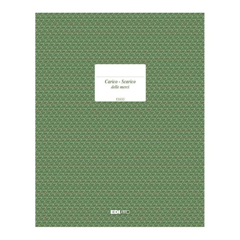 Registro carico/scarico delle merci 96 pagine Edipro - E2633
