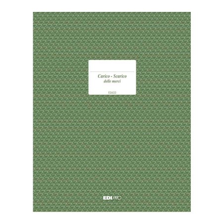 Registro carico/scarico delle merci 96 pagine Edipro - E2633