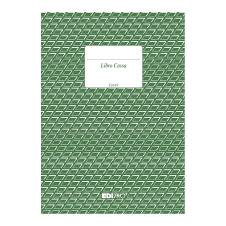 Registro libro cassa 100 pagine formato 17x12 Edipro - E2649
