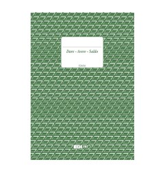Registro dare/avere/saldo 100 pagine 17x12 Edipro - E2656