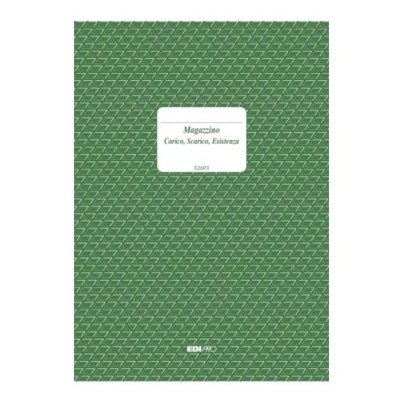 Registro carico/scarico/esistenza 96 pagine Edipro - E2693