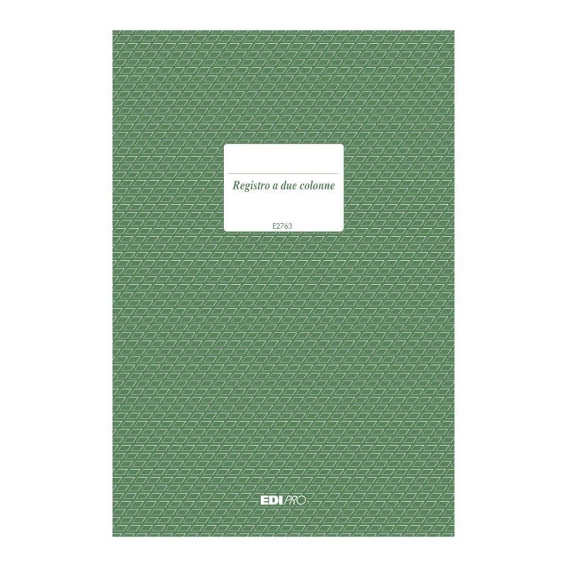 Registro 2 colonne 100 pagine formato 31x21 Edipro - E2763