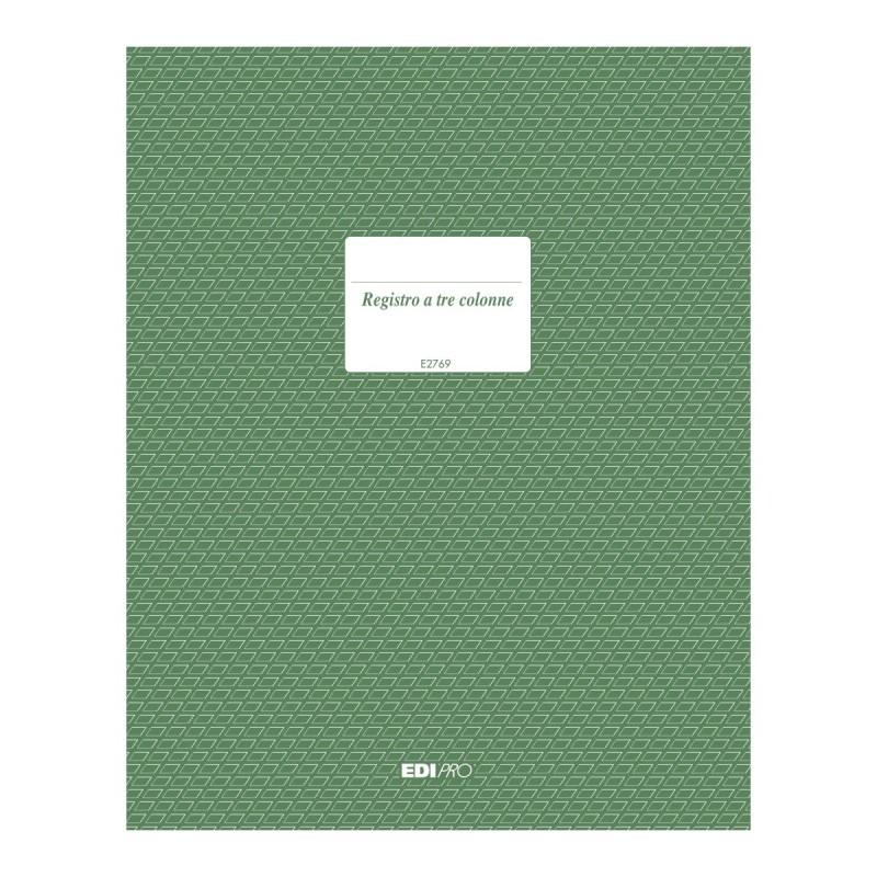 Registro 3 colonne 100 pagine formato 31x21 Edipro - E2769