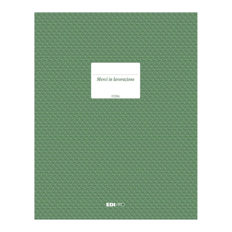 Registro merce in lavorazione 47 pagine Edipro - E2286