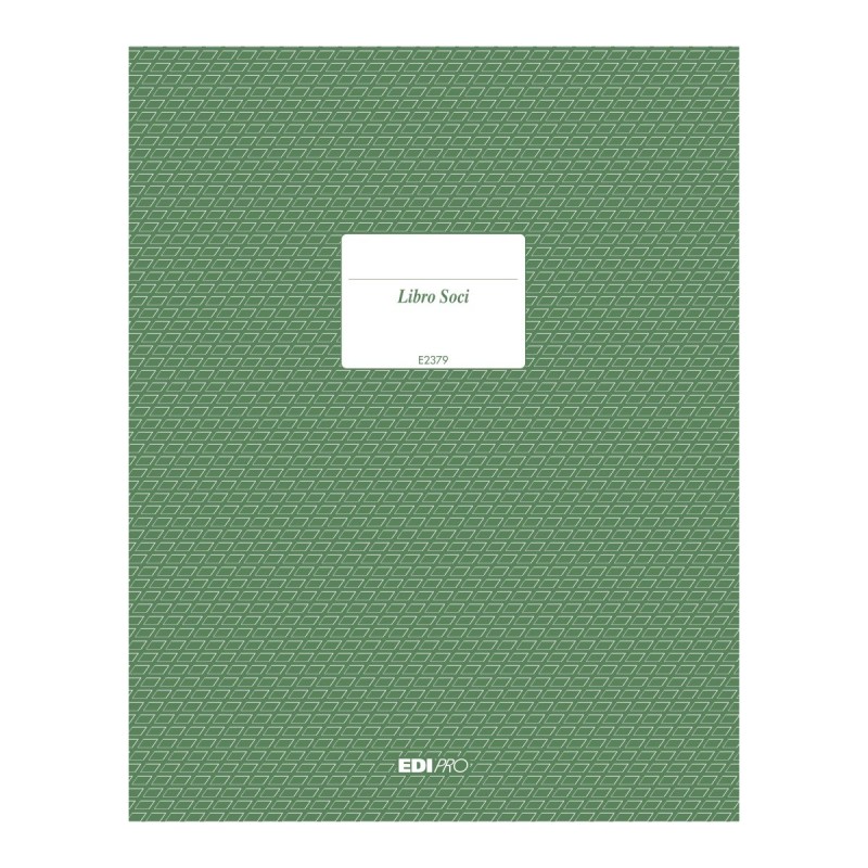 Libro soci 92 pagine numerate 92 pagine Edipro - E2379 Libro soci 92 pagine numerate 92 pagine Edipro - E2379