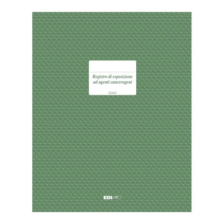 Registro esposizione agenti cancerogeni Edipro - E2435