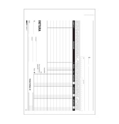 Blocco fattura 3 aliquote 33x3 autoricalcante 15x23 (33 moduli in 3 copie) Edipro - E5290CT