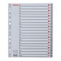 Rubrica Esselte alfabetica A-Z in polipropilene grigio, formato A4 Maxi 24x30 cm - 100129 Rubrica Esselte alfabetica A-Z in polipropilene grigio, formato A4 Maxi 24x30 cm - 100129
