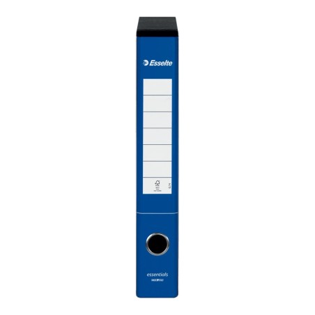 Registratore Esselte Essentials G74 con custodia, formato protocollo 23 x 33, dorso 5 cm, blu - 390774050