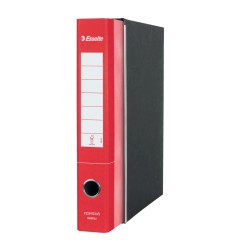 Registratore Esselte Essentials G74 con custodia, formato protocollo 23 x 33, dorso 5 cm, rosso - 390774160