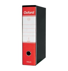 Registratore Esselte Oxford G85 con custodia, formato protocollo 23 x 33, dorso 8 cm, rosso - 390785160