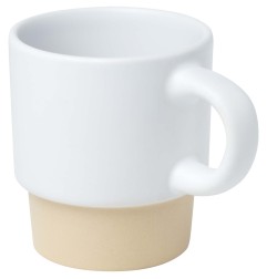 Tazza per caffè espresso impilabile con fondo in argilla da 130 ml Olympia